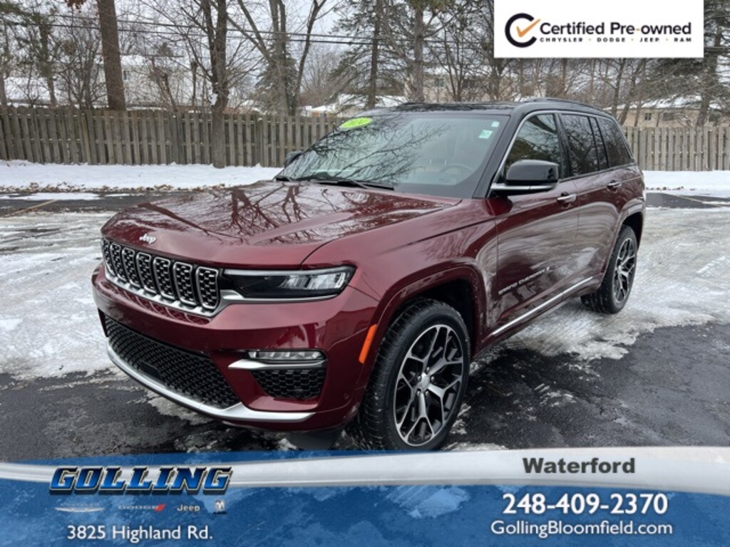 Certified 2024 Jeep Grand Cherokee Summit SUV