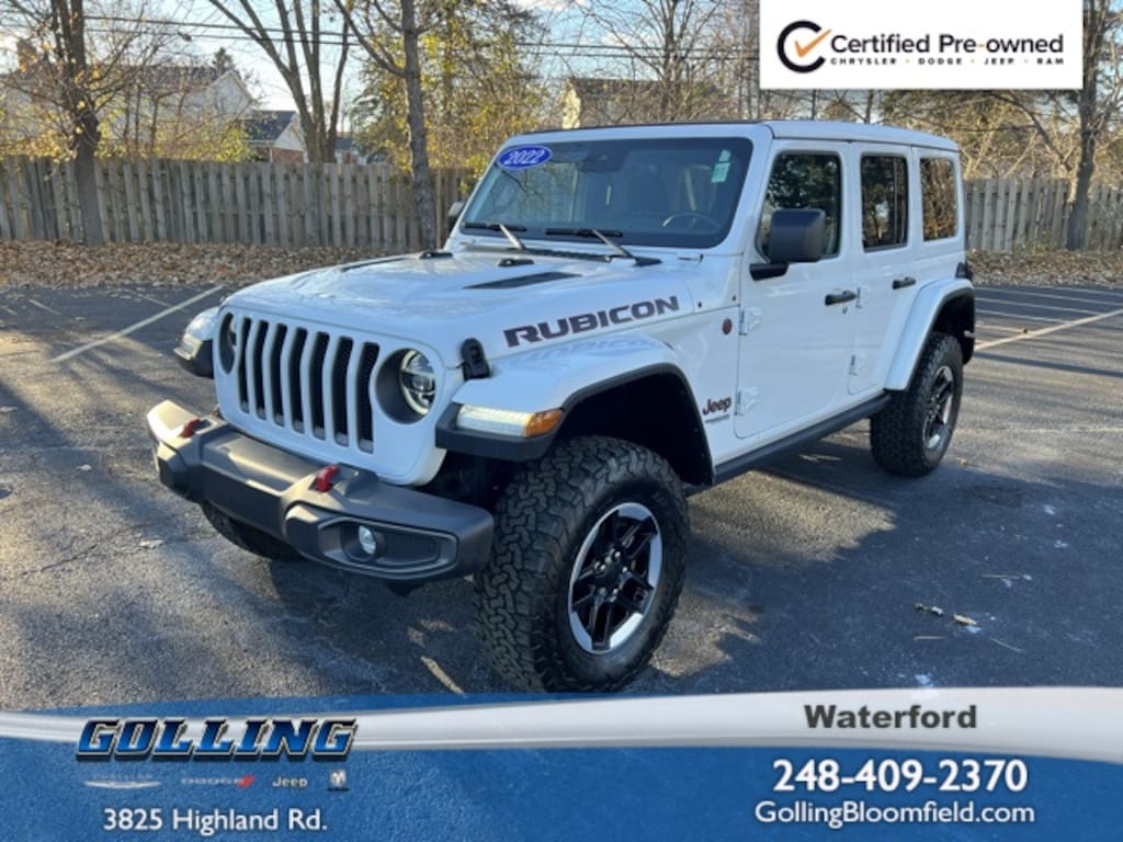 Certified 2022 Jeep Wrangler Unlimited Rubicon SUV