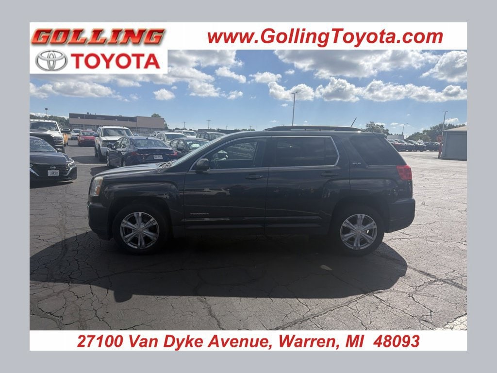 Used 2017 GMC Terrain SLE-2 with VIN 2GKFLTEK7H6106580 for sale in Warren, MI