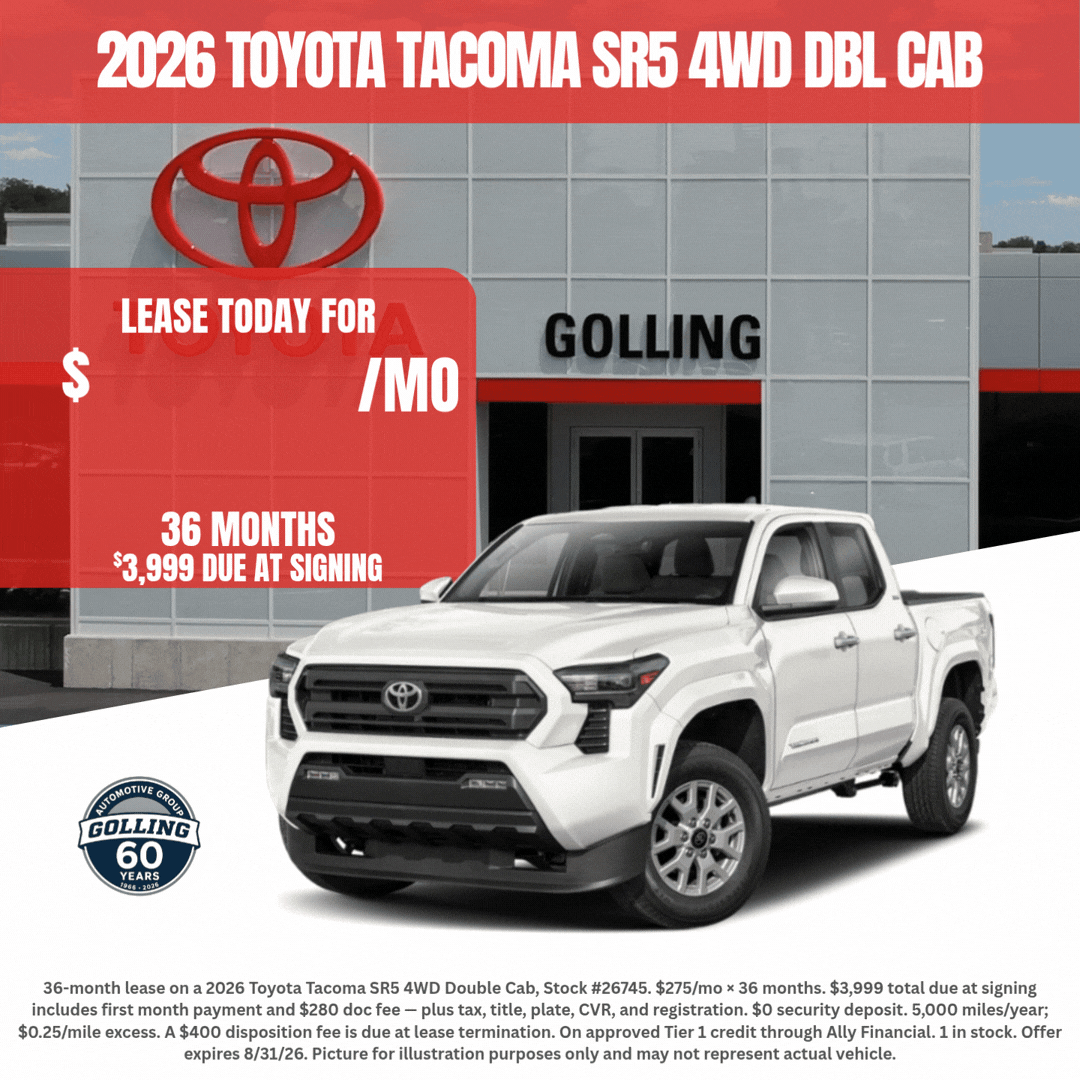 2026 Toyota Tacoma SR5 4WD Double Cab