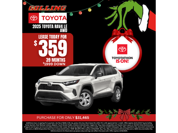 2025 RAV4 LE AWD