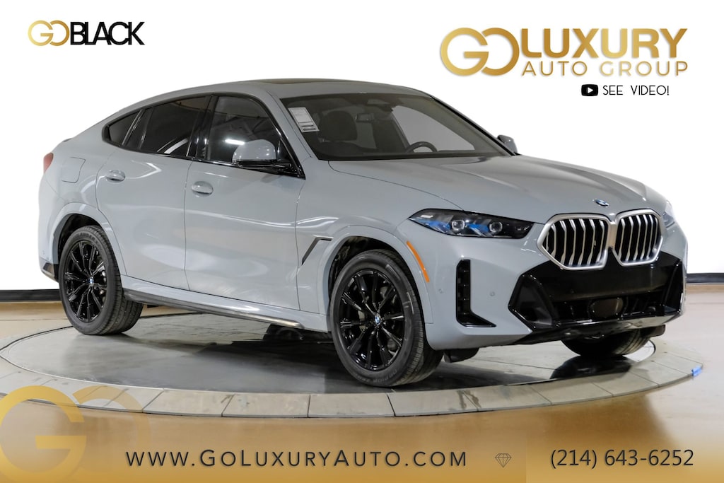 Used 2025 BMW X6 xDrive40i M Sport Package/Premium Package/Climate Comfort Package/20" M Star-spoke bi-color wheels SUV