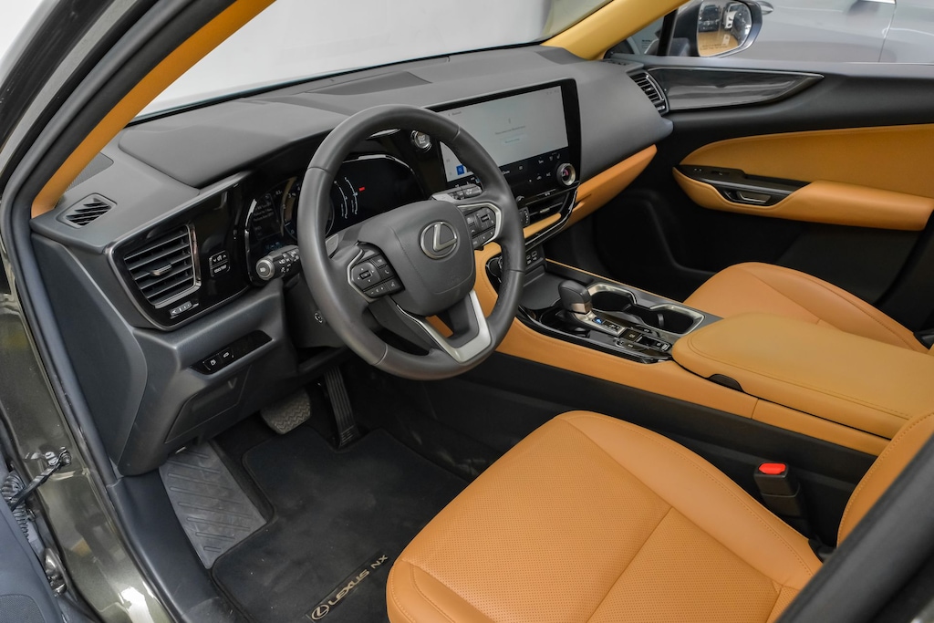 Used 2024 Lexus NX 250 Premium Package/Palomino NuLuxe® and Black Prism trim/Thematic Ambient Illumination; Lexus Interface with 14-in touchscreen display/2,000-lb towing capacity, additional equipment required SUV