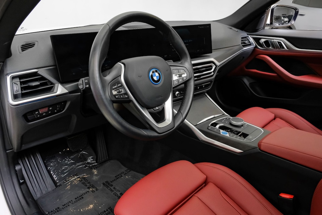Used 2023 BMW i4 eDrive35 Premium Package/Tacora Red Perforated Sensatec/18"Aero wheels style 854 Gran Coupe