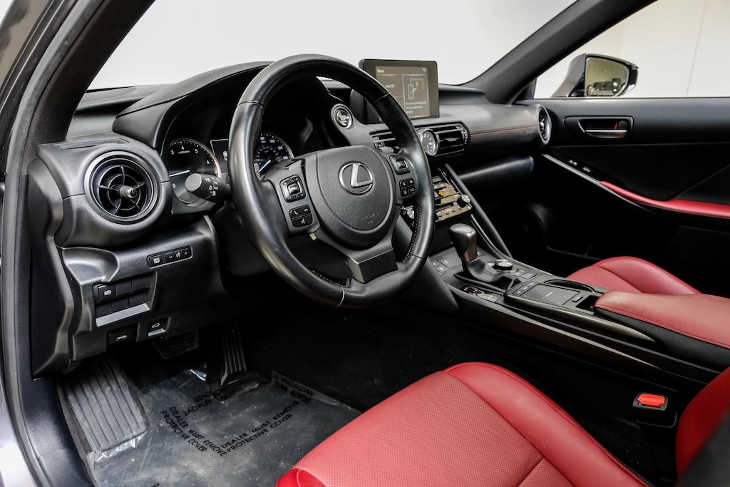 Used 2024 Lexus IS 300 Comfort Package/ Red Leather/Heated and Ventilated Front Seats/ Sedan