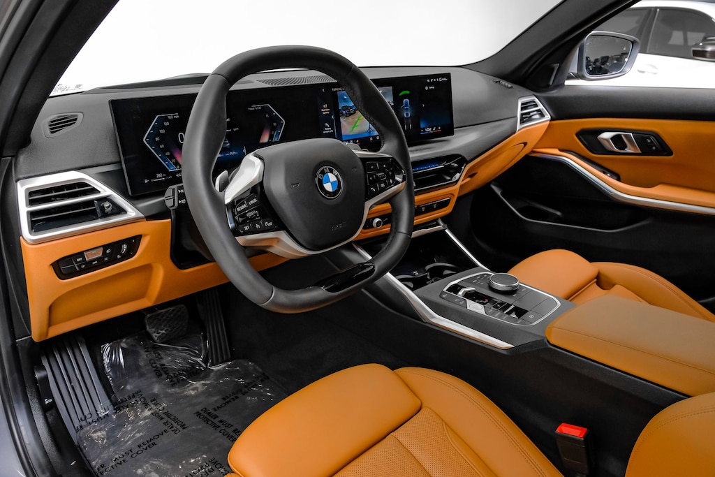 Used 2026 BMW 330i xDrive Premium Package/Cognac Perforated SensaTec/19" Individual Y-Spoke Bicolor 1038i Wheels with All Season Runflat Tires Sedan
