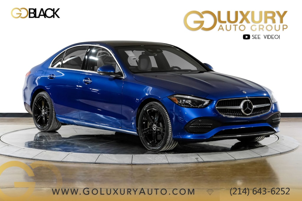Used 2023 Mercedes-Benz C-Class Exclusive Line/Sound Package/Driver & Parking Assistance Package/ Panorama Sunroof/Heated & Ventilated Front Seats Sedan