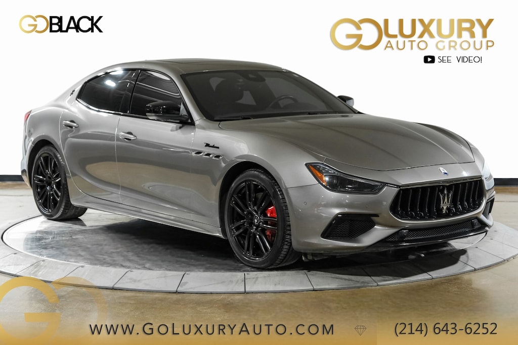 Used 2022 Maserati Ghibli Modena Q4 3.0L/Nerissimo Package/20" Gloss Black U Sedan