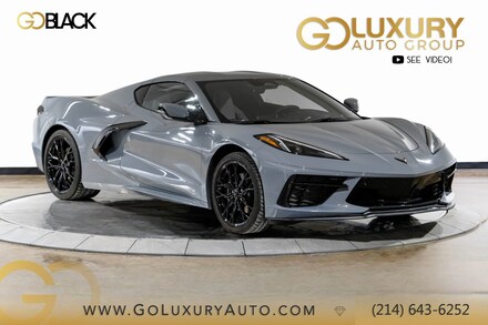 2024 Chevrolet Corvette Stingray  w/2LT Package/Front Lift Adjustable Height/Performance Exhaust/20'' Spoke Glass Coupe