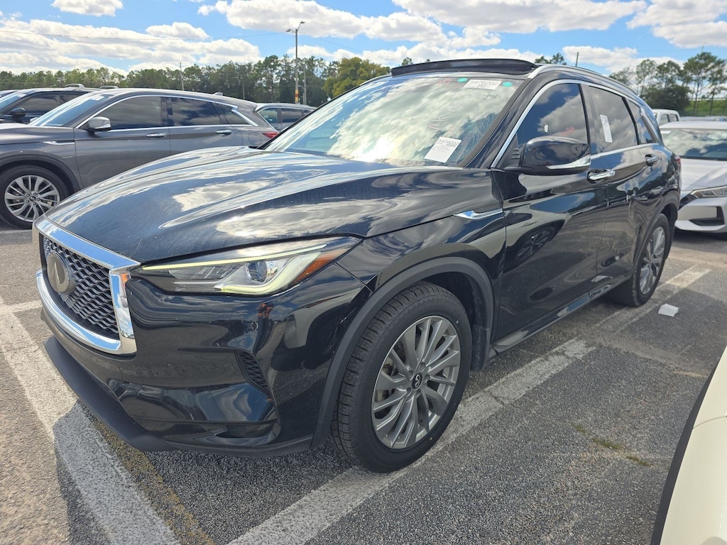 Used 2024 INFINITI QX50 LUXE Package/Infiniti Illuminated Kick Plate Package/Spalsh Guard SUV
