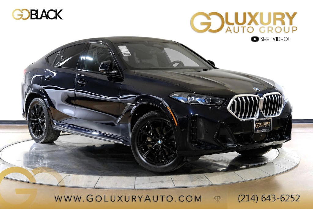 Used 2025 BMW X6 xDrive40i M Sport Package/Premium Package/Parking Assistance Package/Climate Comfort Package/20" M Star-spoke bi-color wheels SUV