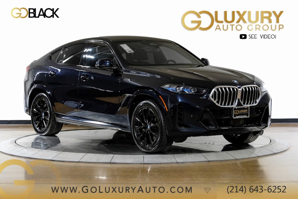 Used 2025 BMW X6 xDrive40i M Sport Package/Premium Package/ Parking Assistance Package/20" M Dual-Spoke Black 742M Wh SUV