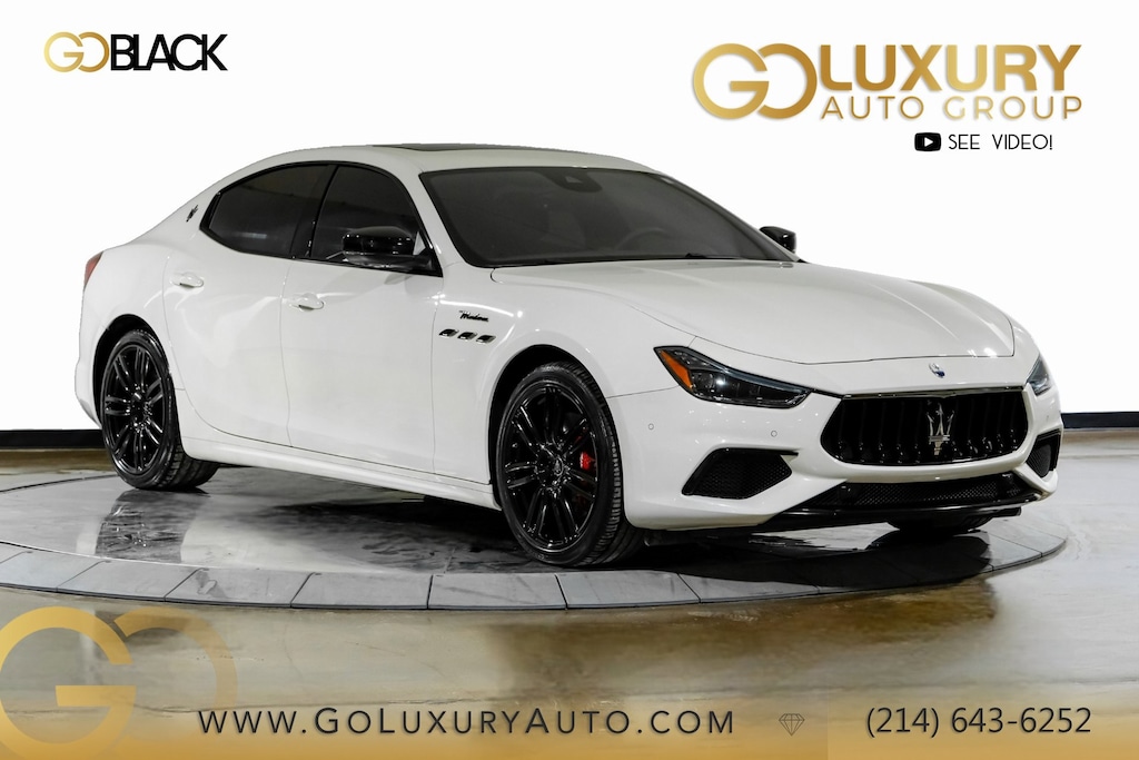 Used 2022 Maserati Ghibli Modena Nerissimo Package/Comfort &Convenience Pack Sedan