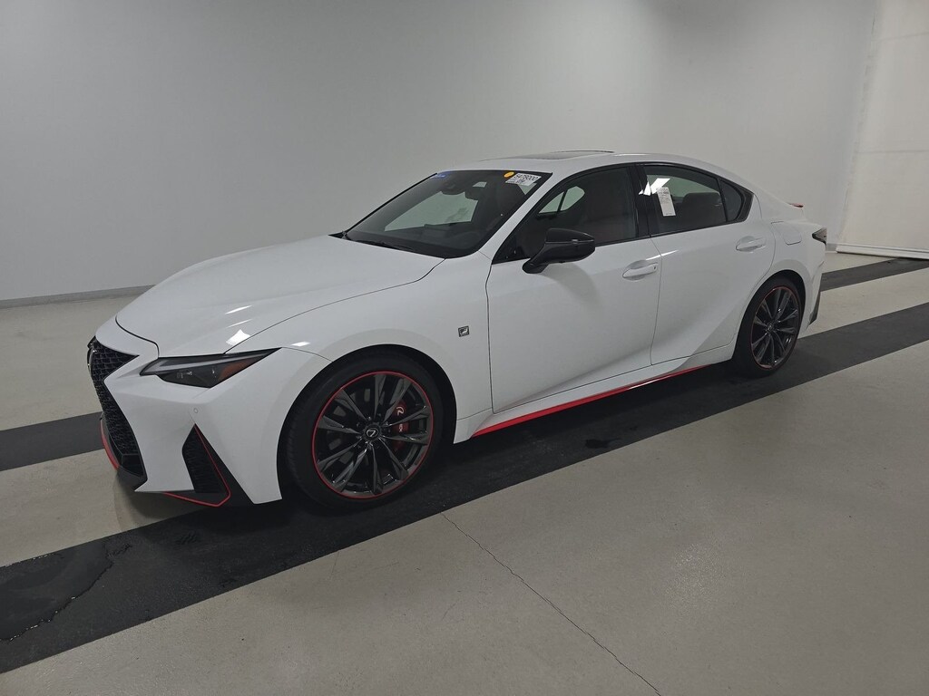 Used 2025 Lexus IS 350 F Sport Package/Circuit Red Leather/Navigation Package/Panoramic View Monitor/Power Tilt Slide Sunroof Sedan