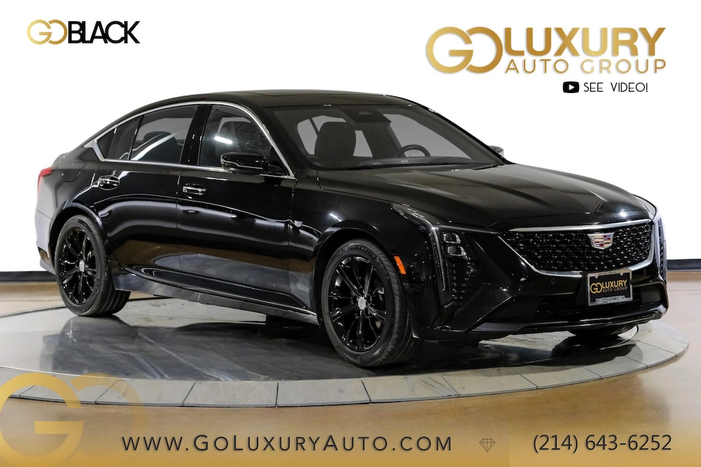 Used 2025 CADILLAC CT5 Premium Luxury/Parking Assist/HD Surround Vision/Ultratreeview Sunroof Sedan