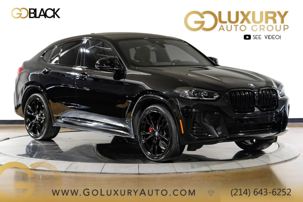 Used 2024 BMW X4 M40i Premium Package/Tacora Red/Shadowline Package/Parking Assistance Package/Harman/kardon Surround Sound System/21" X 8.5" Front/21" X 9.5" Rear (style 718M) Wheels SUV
