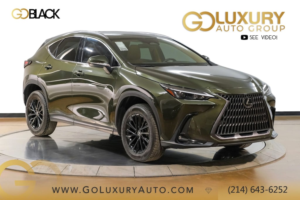 Used 2024 Lexus NX 250 Premium Package/Palomino NuLuxe® and Black Prism trim/Thematic Ambient Illumination; Lexus Interface with 14-in touchscreen display/2,000-lb towing capacity, additional equipment required SUV