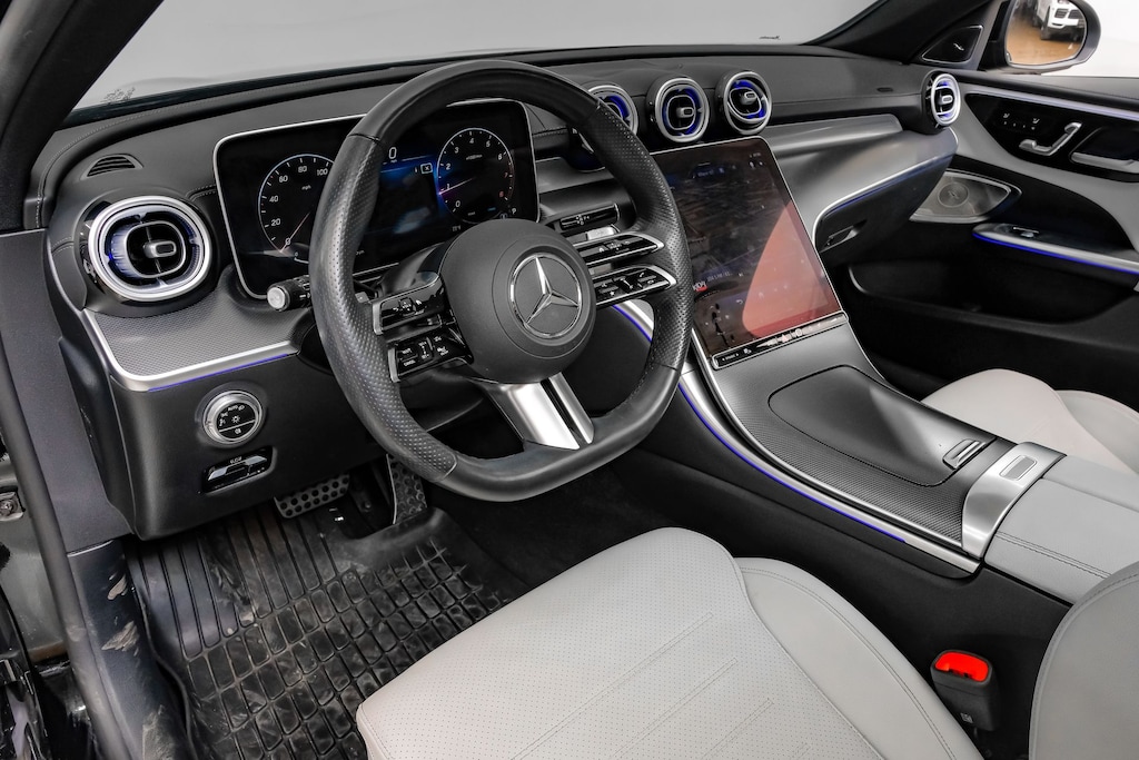 Used 2024 Mercedes-Benz C-Class C 300 4MATIC/AMG Line Package/Exclusive Line/ Heated & Ventilated Front Seats/19" AMG Multispoke Wheels w/ Black Accents Sedan