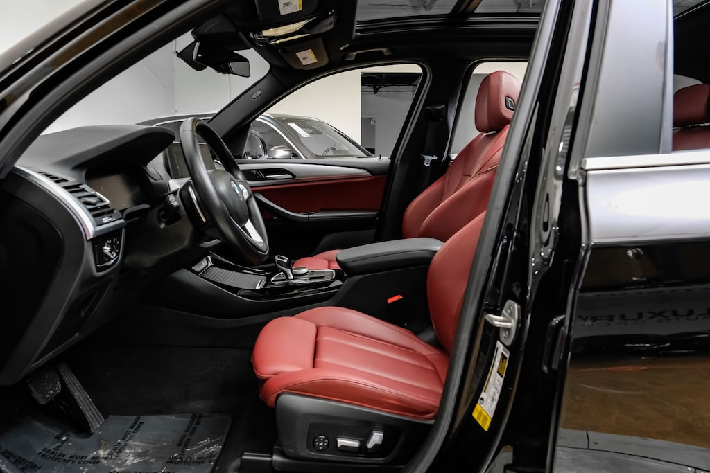 Used 2023 BMW X3 sDrive30i Convenience Package/Tacora Red Perforated Sensatec/19" Y-Spoke Ferric Grey 693 Wh SUV