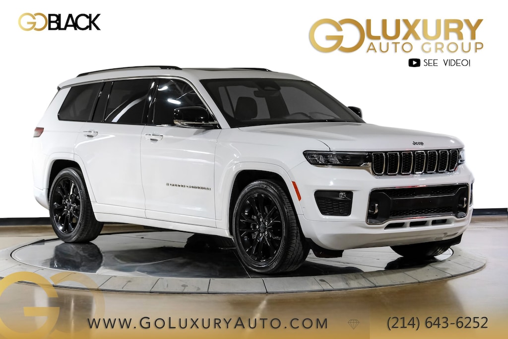 Used 2023 Jeep Grand Cherokee L Overland/20-inch 8x5 Inch Wheels/Ventilated Front Seats/Heated Second Row Seats/9 Amplified Speaker W Subwoofer SUV