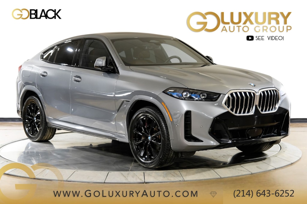Used 2025 BMW X6 xDrive40i M Sport Package/Tacora Red/Premium Package/Parking Assistance Package/Climate Comfort Package/ 20" M Star-spoke bi-color wheels SUV