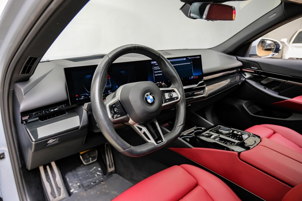 Used 2024 BMW 530i M Sport Package Pro/Burgundy Red Perforated Veganz/Premium Package/ Sedan