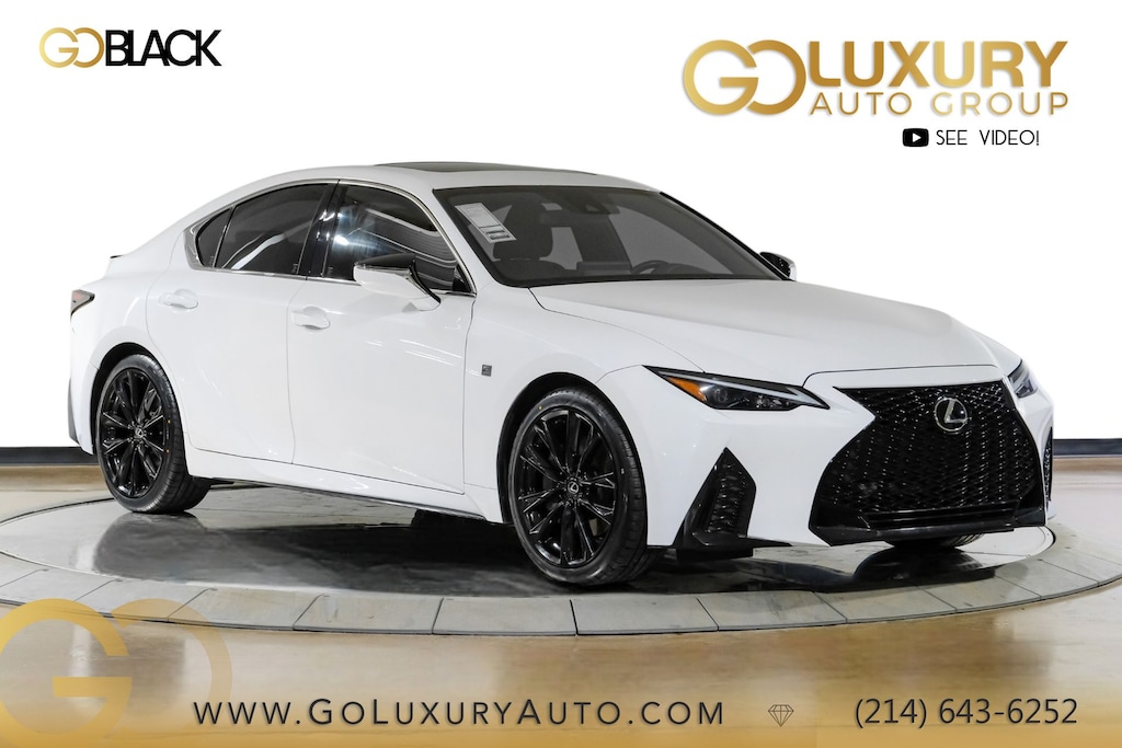 Used 2025 Lexus IS 350 F SPORT Design Package/Red Leather/Power Moonroof Sedan