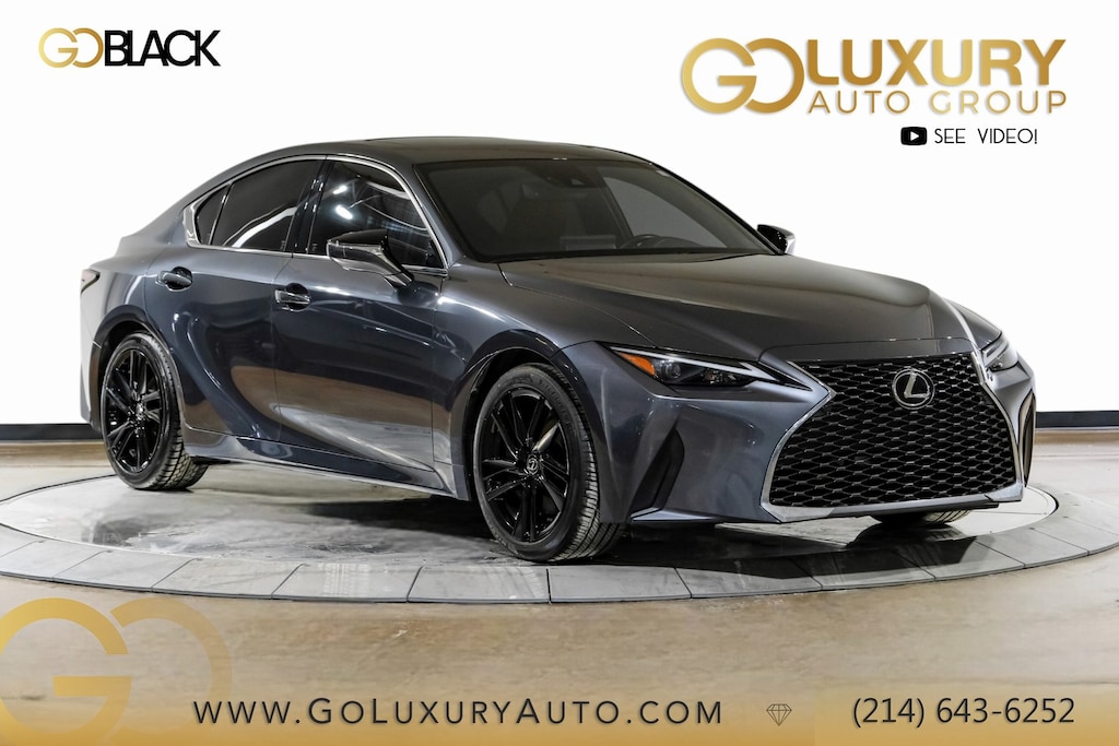 Used 2024 Lexus IS 300 Comfort Package/ Red Leather/Heated and Ventilated Front Seats/ Sedan