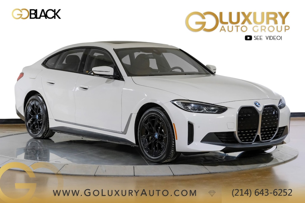Used 2023 BMW i4 eDrive35 Premium Package/Tacora Red Perforated Sensatec/18"Aero wheels style 854 Gran Coupe