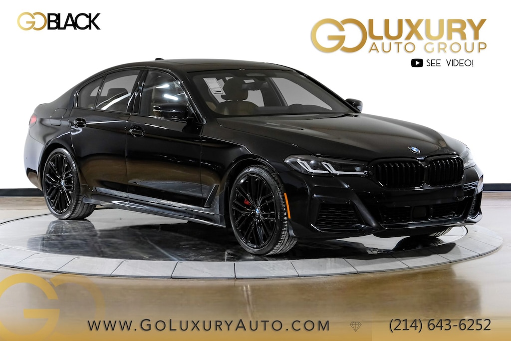 Used 2023 BMW 540i M Sport Package Pro/Premium Package/Driving Assistance Pro Pkg/Cognac Dakota Leather/20" X 8" Front and 20" X 9" Rear M Y-Spoke Wheels Sedan