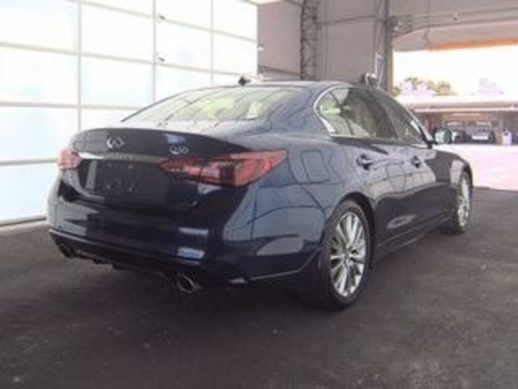 Used 2023 INFINITI Q50 Lux Package/Infiniti Radiant Illuminated/Spalsh Guard Sedan