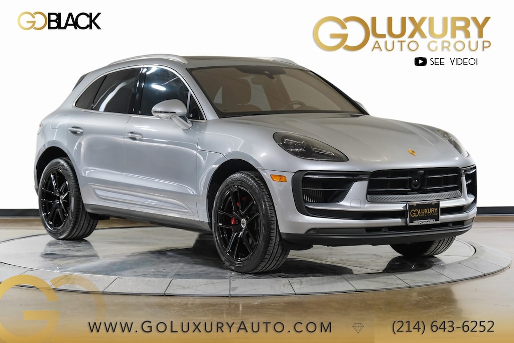 Used 2022 Porsche Macan S Premium Package Plus/Leather Package in Black/Su SUV
