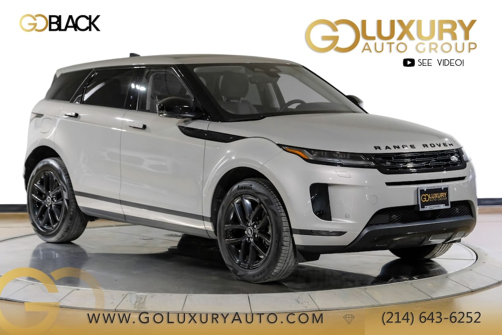 Used 2024 Land Rover Range Rover Evoque Core S Cold Climate Package/Meridian Sound System/Grained Leather Seat Trim/19" Style 5136, Gloss Black SUV