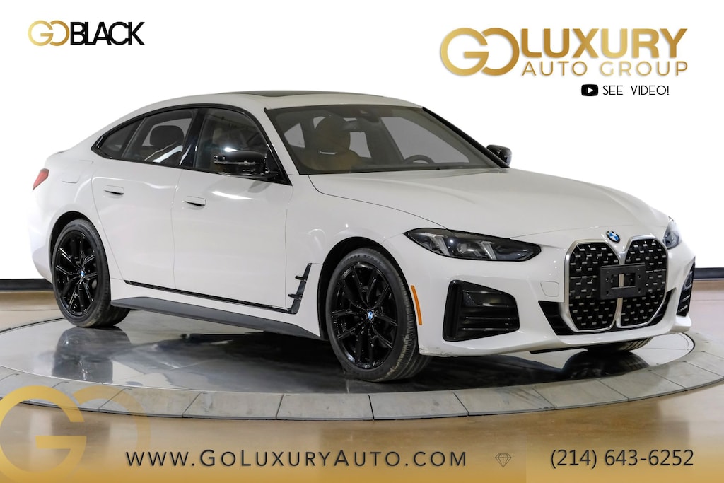 Used 2025 BMW 430i xDrive M Sport Package/Cognac Perforated/Premium Package/ Harman Kardon surround sound system/19" M Y-Spoke Bicolor Black 859M Wheels Gran Coupe