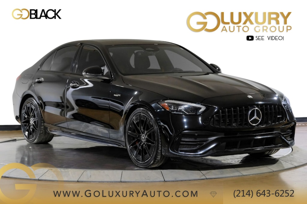 Used 2024 Mercedes-Benz AMG C 43 4MATIC AMG Night Package Plus/AMG Dynamic Plus Package/AMG Night Package/20" AMG Y 5-Spoke Wheels w/Black Accents Sedan
