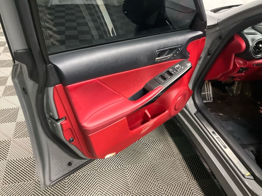 Used 2025 Lexus IS 350 F Sport Package/Circuit Red NuLuxe® and Black Geometric trim/Navigation Package/Power tilt-and-slide moonroof Sedan