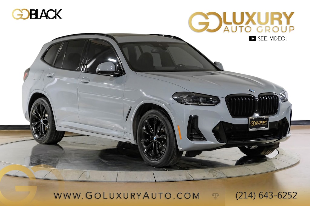 Used 2024 BMW X3 sDrive30i M Sport Package/Premium Package/Shadowline Package/20" M Dual-Spoke Jet Black 699 SUV