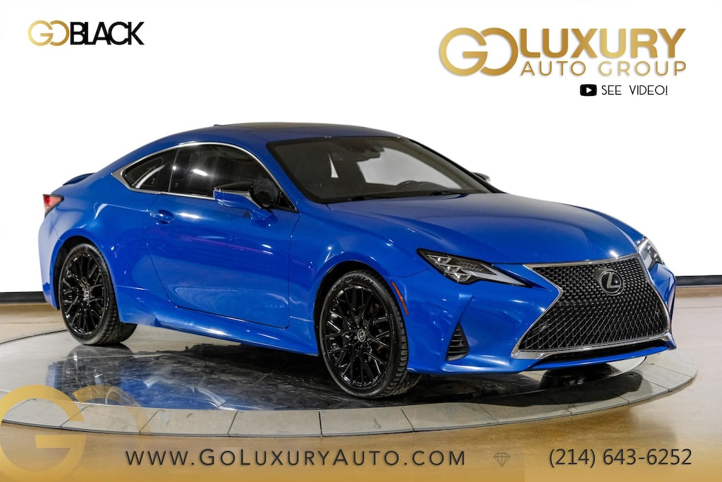 Used 2022 Lexus RC 350 Premium Package/Park Assist Package/Navigation & Mark Lavinsion Audio Package/19'' SPLIT 10 Spoke Wheels Coupe