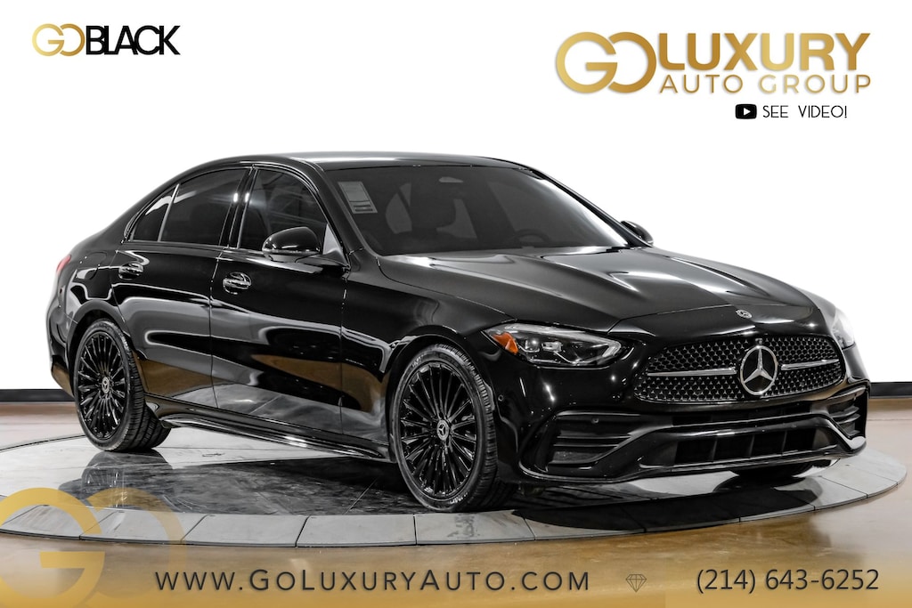 Used 2024 Mercedes-Benz C-Class C 300 4MATIC/AMG Line Package/Exclusive Line/ Heated & Ventilated Front Seats/19" AMG Multispoke Wheels w/ Black Accents Sedan