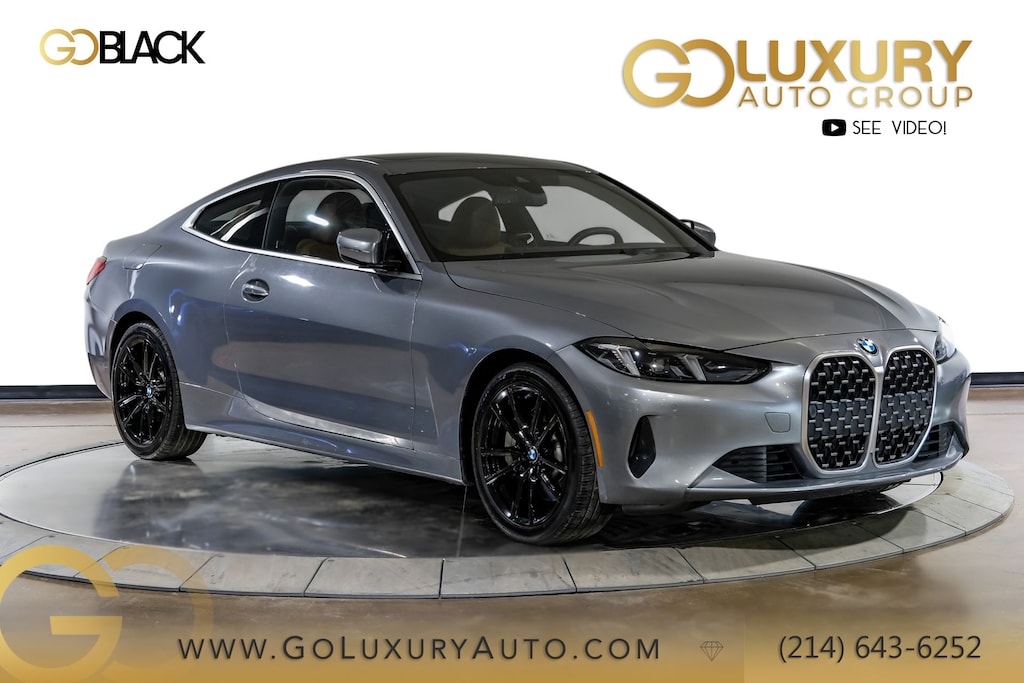 Used 2025 BMW 430i xDrive Premium Package/Cognac Perforated Sensatec/ 18" V-Spoke Bicolor 780 Wheels with All Season Coupe