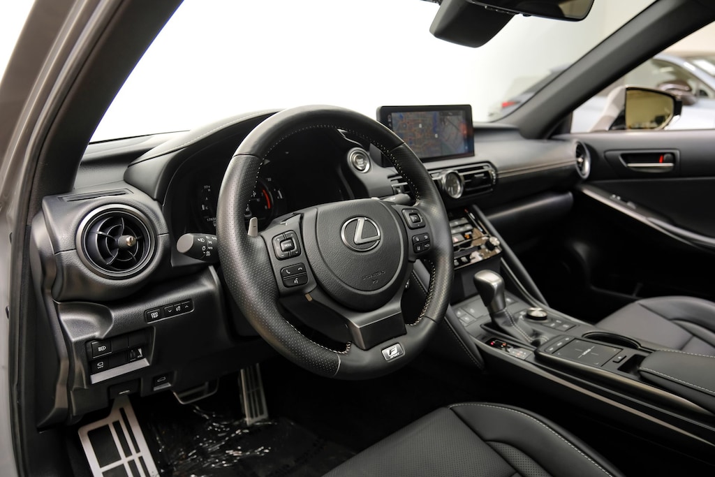 Used 2025 Lexus IS 350 F Sport Package/Navigation Package/Black NuLuxe® and Black Geometric trim/Power tilt-and-slide moonroof Sedan