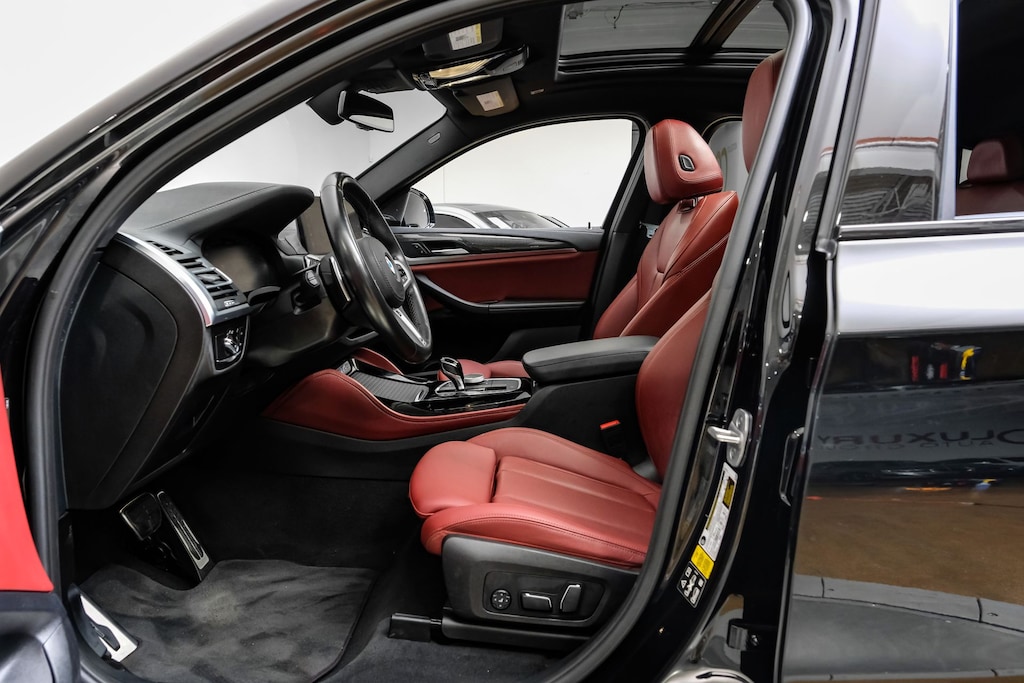 Used 2024 BMW X4 M40i Premium Package/Tacora Red/Shadowline Package/Parking Assistance Package/Harman/kardon Surround Sound System/21" X 8.5" Front/21" X 9.5" Rear (style 718M) Wheels SUV