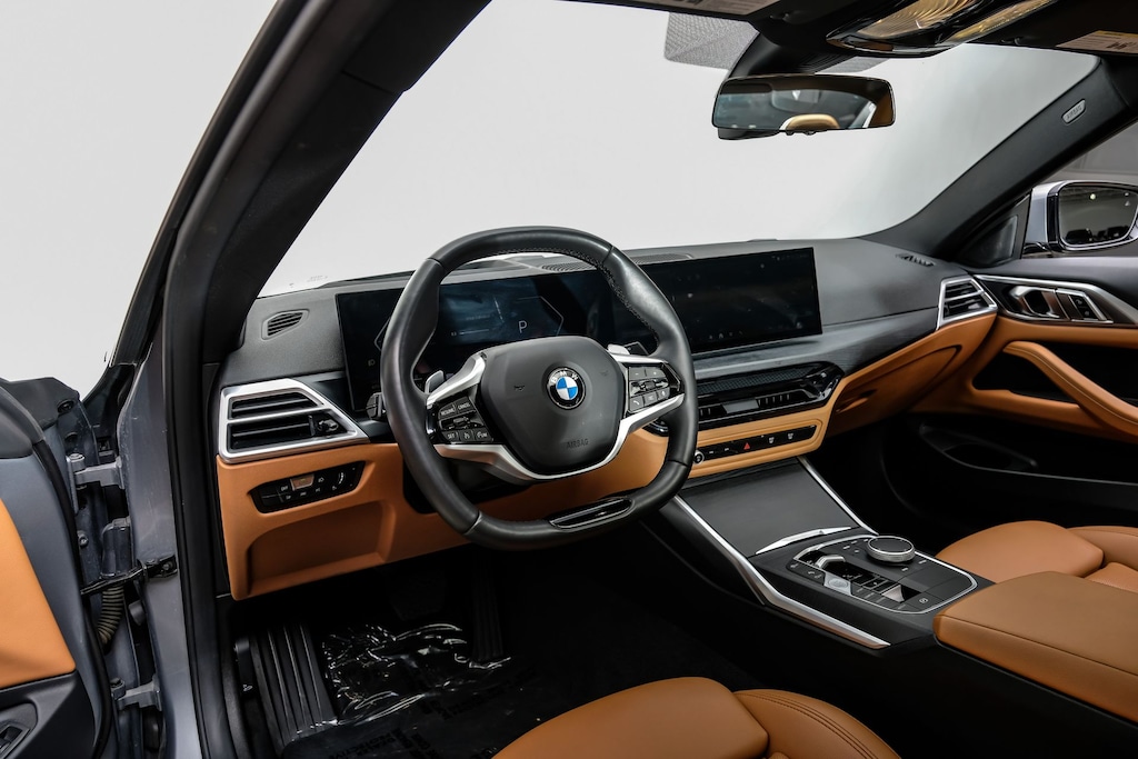 Used 2025 BMW 430i xDrive Premium Package/Cognac Perforated Sensatec/ 18" V-Spoke Bicolor 780 Wheels with All Season Coupe