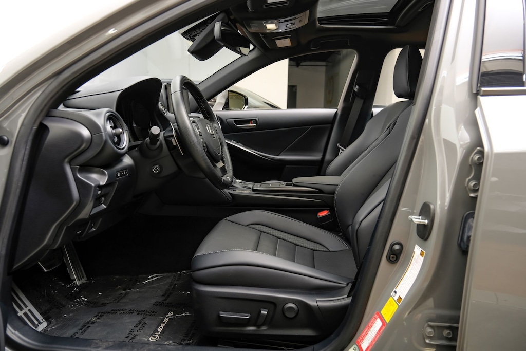 Used 2025 Lexus IS 350 F Sport Package/Navigation Package/Black NuLuxe® and Black Geometric trim/Power tilt-and-slide moonroof Sedan