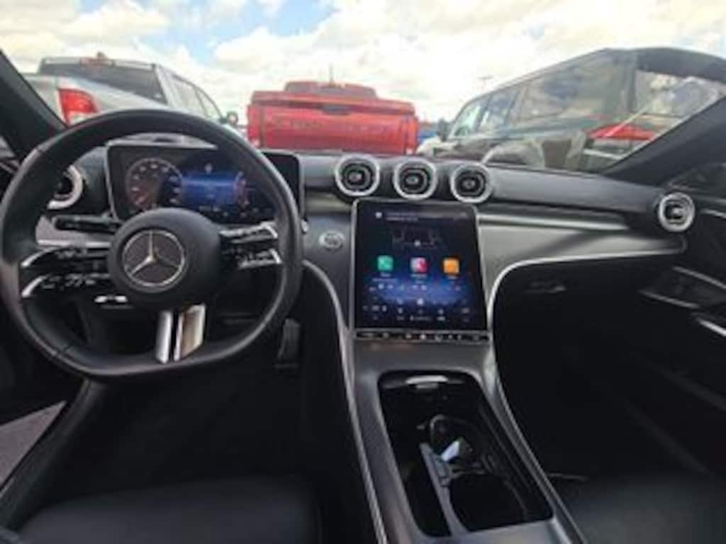 Used 2025 Mercedes-Benz C-Class C 300 4MATIC Exclusive Line/AMG Line w/ Night Package/Panorama Sunroof/18" AMG 5-Spoke Wheels w/ Black Accents Sedan