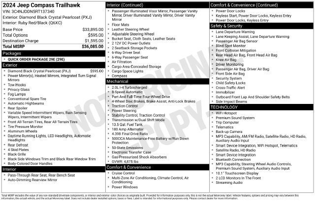 2024 Jeep Compass Trailhawk - Photo 41