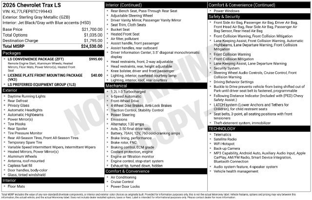 2026 Chevrolet Trax LS - Photo 36