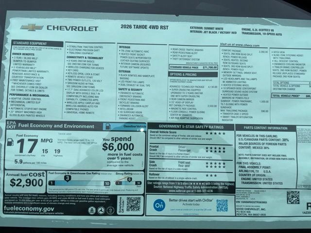 2026 Chevrolet Tahoe RST - Photo 43