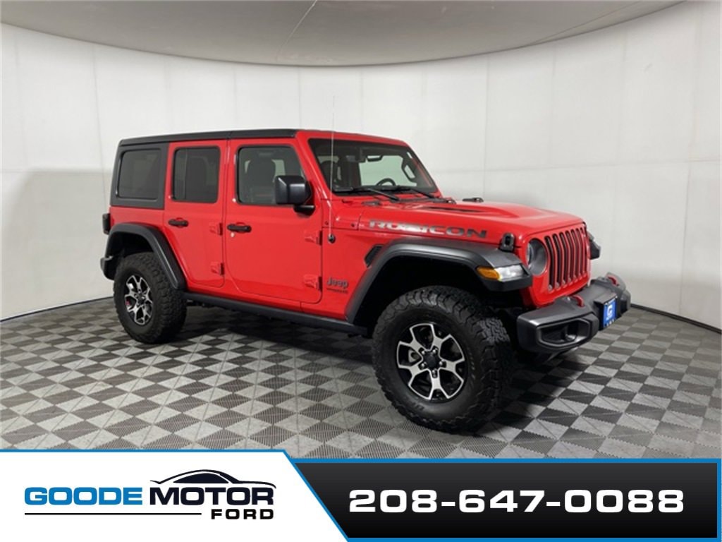 Used 2020 Jeep Wrangler Unlimited Rubicon with VIN 1C4HJXFG5LW193471 for sale in Burley, ID