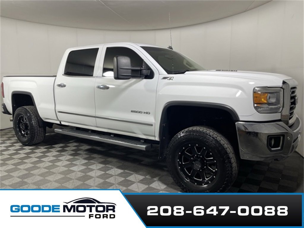 Used 2015 GMC Sierra 2500HD SLT with VIN 1GT12ZE8XFF125594 for sale in Burley, ID